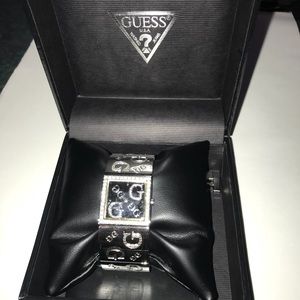 Guess by Marciano Square Dial All Over Logo Watch